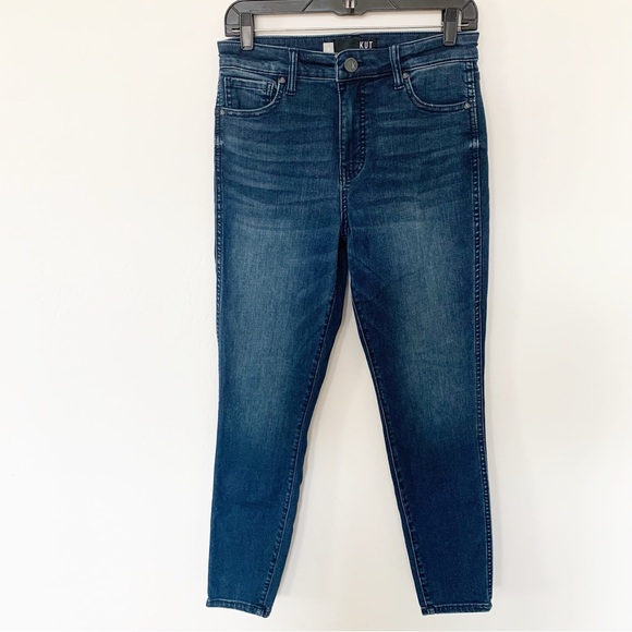EUC Kut From The Kloth Connie High Rise Fab Ab Ankle Skinny Jeans Size 4 - Picture 1 of 10
